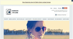 Desktop Screenshot of harrisoneyecare.net